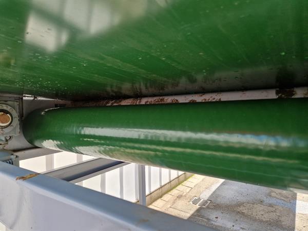 Grote foto aweta transportband 900 x 120 cm gebruikt voor buffering v r sortering agrarisch transportbanden
