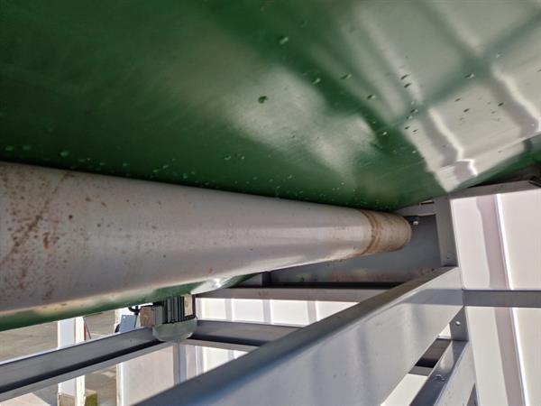 Grote foto aweta transportband 900 x 120 cm gebruikt voor buffering v r sortering agrarisch transportbanden