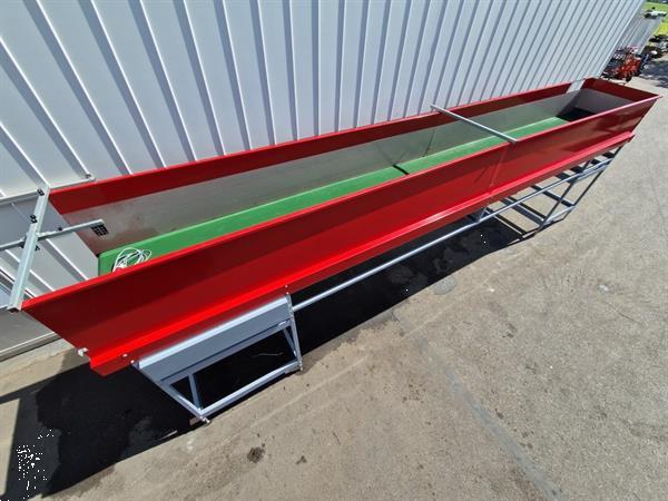 Grote foto aweta transportband 900 x 120 cm gebruikt voor buffering v r sortering agrarisch transportbanden