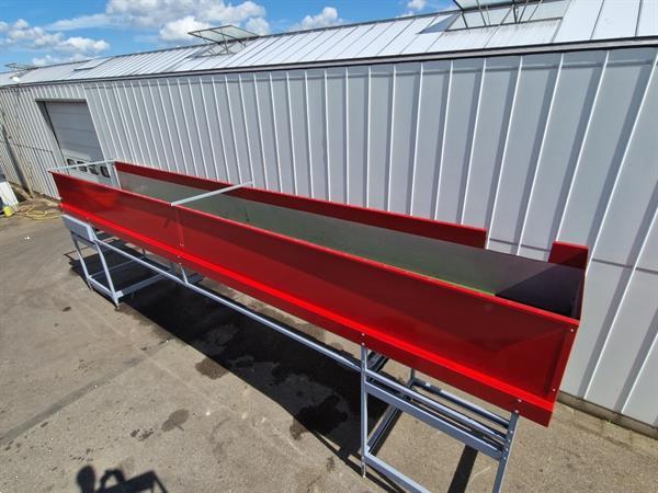 Grote foto aweta transportband 900 x 120 cm gebruikt voor buffering v r sortering agrarisch transportbanden