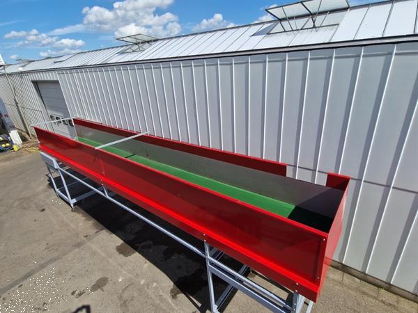 Grote foto aweta transportband 900 x 120 cm gebruikt voor buffering v r sortering agrarisch transportbanden