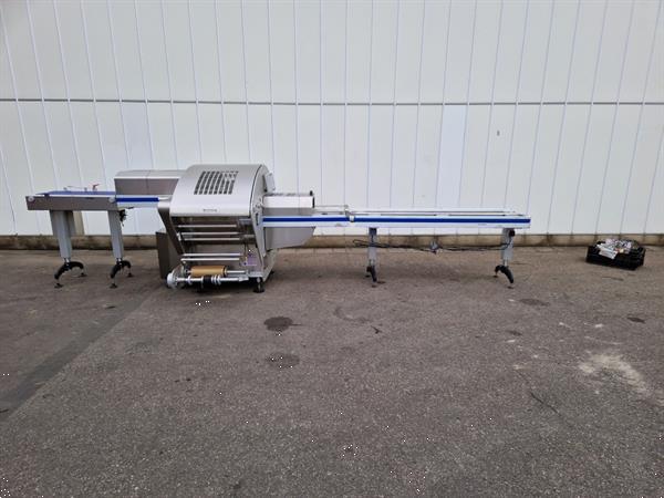 Grote foto fabbri waldyssa automac 75 b rvs stretchfolie verpakkingsmachine agrarisch tuinbouw
