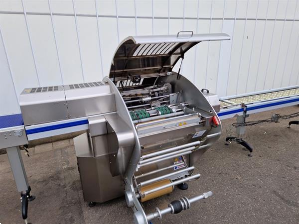 Grote foto fabbri waldyssa automac 75 b rvs stretchfolie verpakkingsmachine agrarisch tuinbouw
