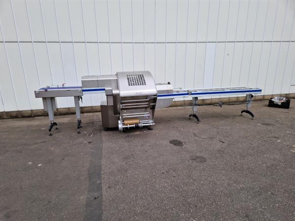 Grote foto fabbri waldyssa automac 75 b rvs stretchfolie verpakkingsmachine agrarisch tuinbouw