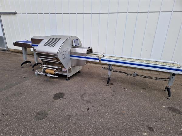 Grote foto fabbri waldyssa automac 75 b rvs stretchfolie verpakkingsmachine agrarisch tuinbouw