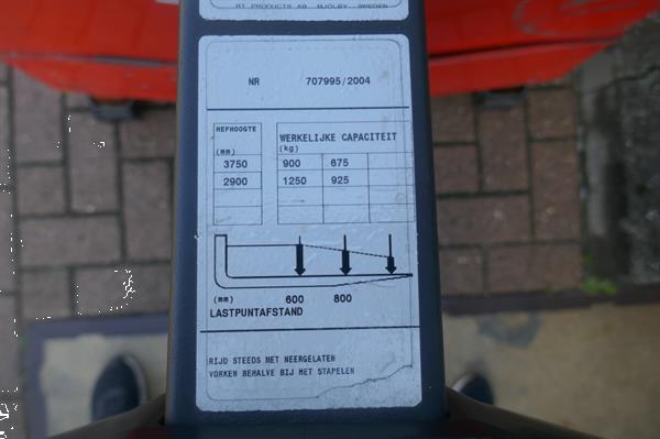 Grote foto vs 21256 elektrische stapelaar bt 3750mm freelift doe het zelf en verbouw hefwerktuigen