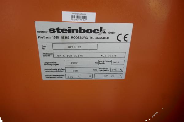 Grote foto vs 21260 elektrische stapelaar steinbock wp10 2500mm doe het zelf en verbouw hefwerktuigen