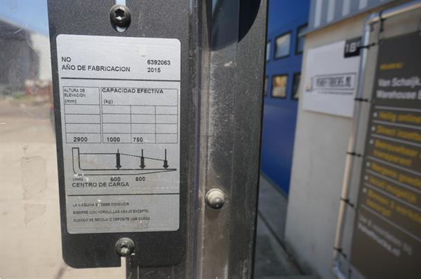 Grote foto vs 21262 elektrische stapelaar bt swe100 bj2015 2900mm doe het zelf en verbouw hefwerktuigen