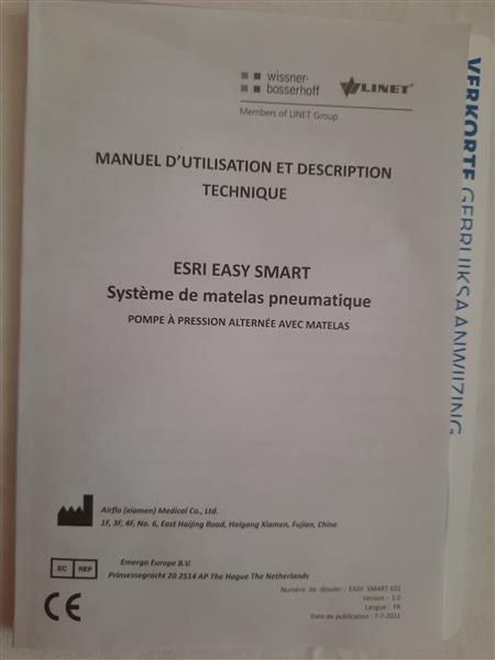 Grote foto anti decubitusmatras esri easy smart 90 x 220 cm huis en inrichting matrassen en bedbodems