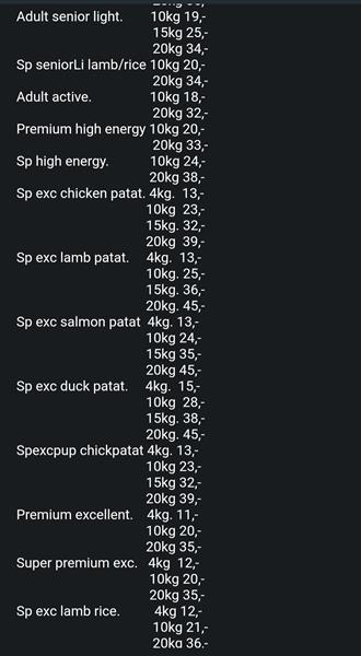 Grote foto te koop diverse soorten hondenbrokken dieren en toebehoren toebehoren