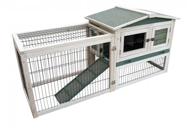 Grote foto konijnenhok lambert 155x53x70cm 99 90 dieren en toebehoren hokken en kooien