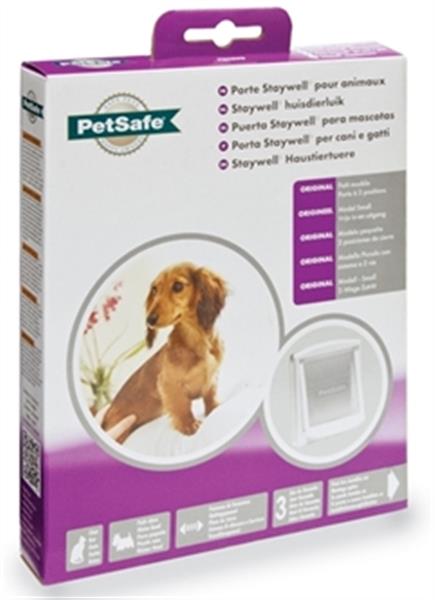 Grote foto petsafe kattenluik small wit transparant 715 dieren en toebehoren katten accessoires
