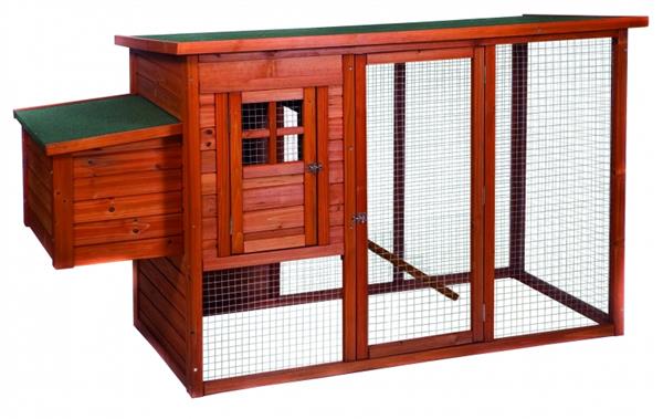 Grote foto konijnenhok juliette 125x68x118cm incl anti knaag dieren en toebehoren hokken en kooien