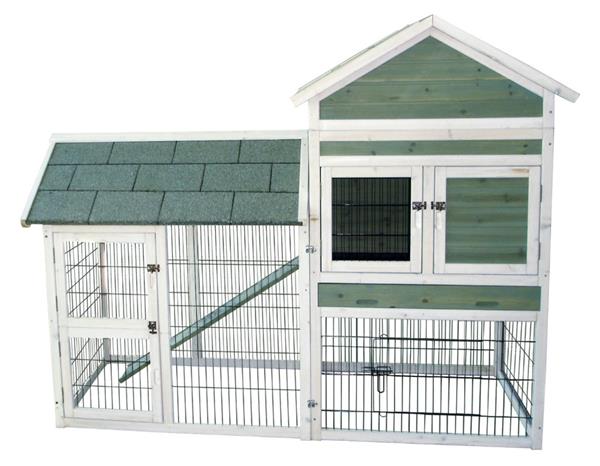 Grote foto konijnenhok laura 175x70x110cm nu 149 99 dieren en toebehoren hokken en kooien