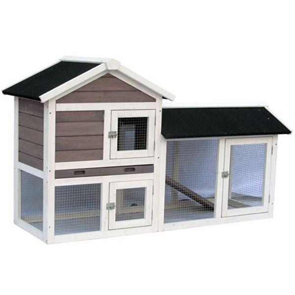 Grote foto konijnenhok avoriaz 147x53x78cm nu sale 104 99 dieren en toebehoren hokken en kooien