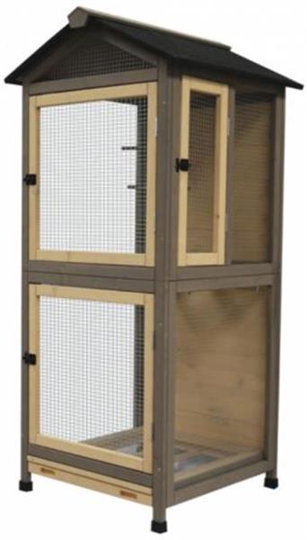 Grote foto voliere wild country western 70x70x151cm voor 125 dieren en toebehoren hokken en kooien