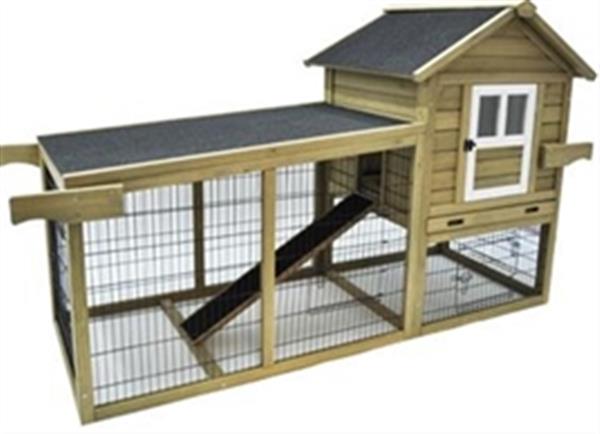 Grote foto kippenhok ranch 198x76x122cm nu 249 95 dieren en toebehoren hokken en kooien