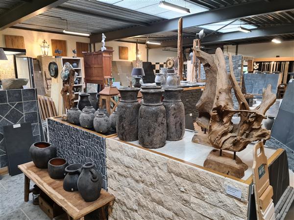 Grote foto zwembadranden natuursteen hardsteen graniet basalt tuin en terras tegels en terrasdelen