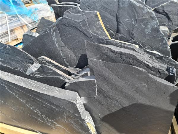 Grote foto mystic black xxl flagstones tuin en terras sierstenen en rotsen