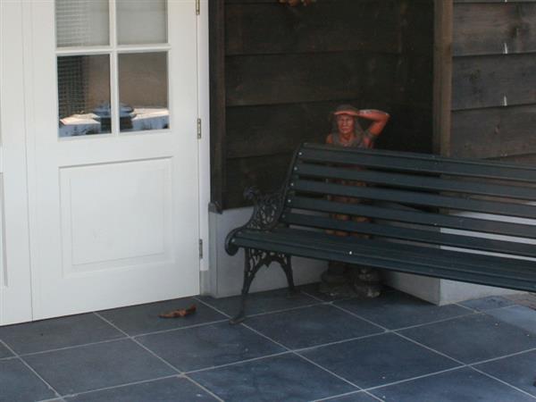 Grote foto terrastegels mediterraanse stijl castle stone yellow tuin en terras tegels en terrasdelen