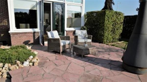 Grote foto mediterraanse stijl flagstones solnhofer geelgenuanceerd tuin en terras tegels en terrasdelen