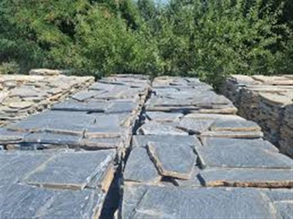 Grote foto kavala black kwartsiet flagstones doe het zelf en verbouw tegels