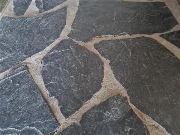 Grote foto mystic black flagstones doe het zelf en verbouw tegels