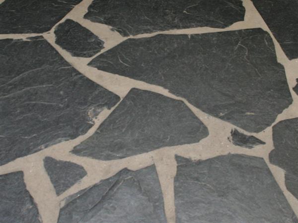 Grote foto mystic black flagstones doe het zelf en verbouw tegels