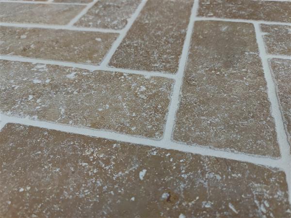 Grote foto antiek verouderde natuursteen klinkervloertjes doe het zelf en verbouw tegels