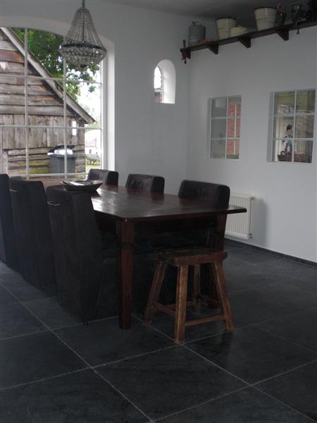 Grote foto landelijke keukenvloer chinees hardsteen abdij 60x60 cm doe het zelf en verbouw tegels
