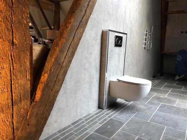 Grote foto landelijke keukenvloer chinees hardsteen abdij 60x60 cm doe het zelf en verbouw tegels