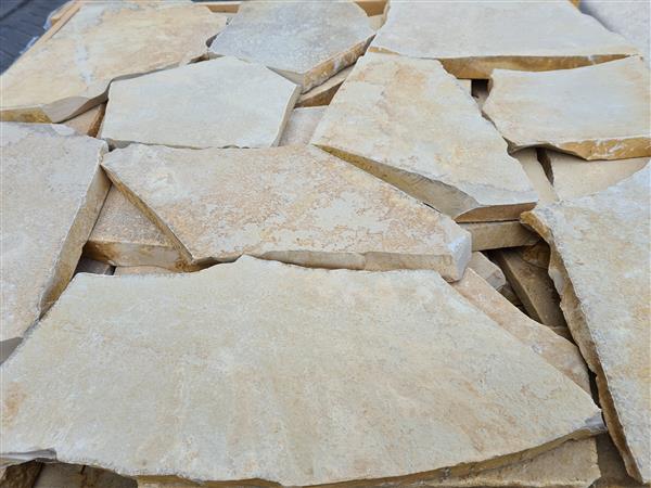 Grote foto prachtige flagstones kavala grey voor pad terras en tuin tuin en terras tegels en terrasdelen