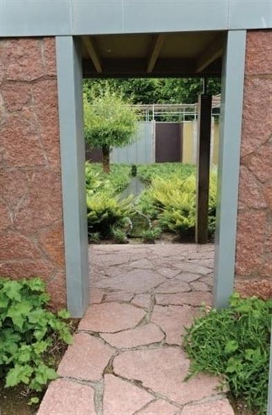 Grote foto de mooiste natuursteen flagstones voor pad terras tuin tuin en terras tegels en terrasdelen