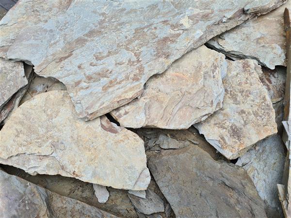 Grote foto de mooiste natuursteen flagstones voor pad terras tuin tuin en terras tegels en terrasdelen