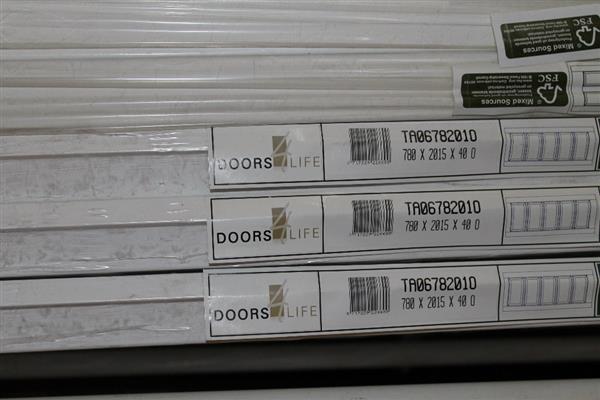 Grote foto doors4life dichte 5 vaks paneeldeur 78x201 5 opdek doe het zelf en verbouw deuren en horren