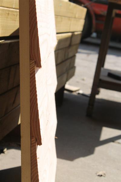 Grote foto douglas potdekselplanken 19 cm breed 400cm lang doe het zelf en verbouw hout en planken