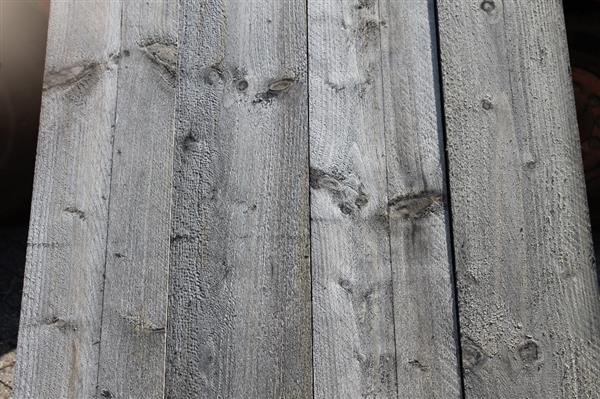 Grote foto rustiek grijs ge mpregneerde steigerplanken 400 cm doe het zelf en verbouw hout en planken