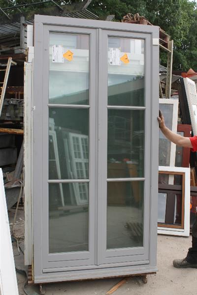 Grote foto nieuwe hardhouten tuindeur draai kiep 115 5x232x5 doe het zelf en verbouw kozijnen en schuifpuien