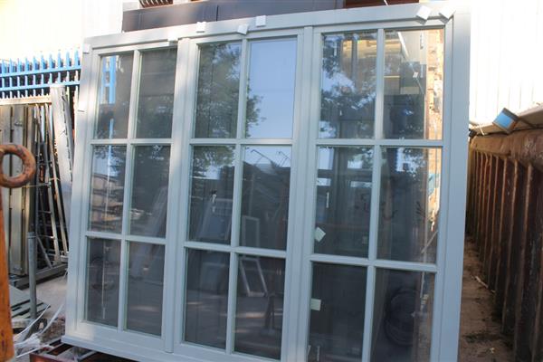 Grote foto nieuwe dubbele deur met zijlicht 247x210 cm doe het zelf en verbouw kozijnen en schuifpuien