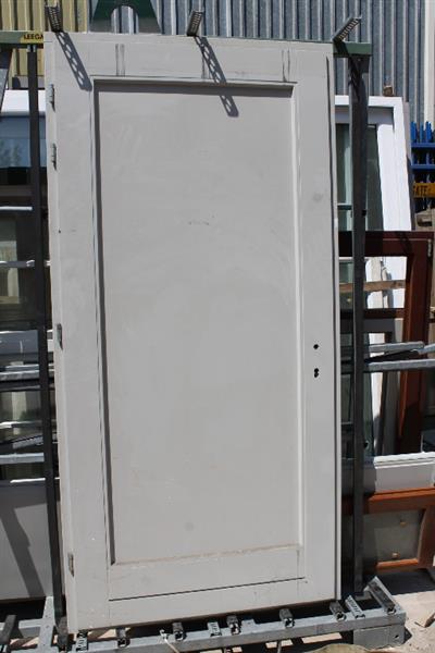 Grote foto nieuwe hardhouten voordeur met kozijn 108x218 cm doe het zelf en verbouw kozijnen en schuifpuien