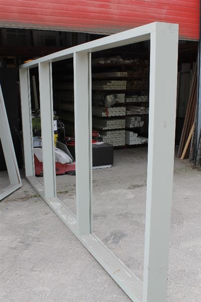 Grote foto nieuwe hardhouten raampuien 421 5x207 5 cm doe het zelf en verbouw kozijnen en schuifpuien