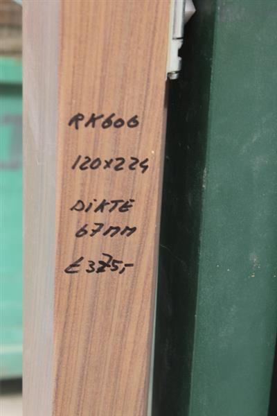 Grote foto hardhout raamkozijn met openslaande ramen 120x224 doe het zelf en verbouw kozijnen en schuifpuien