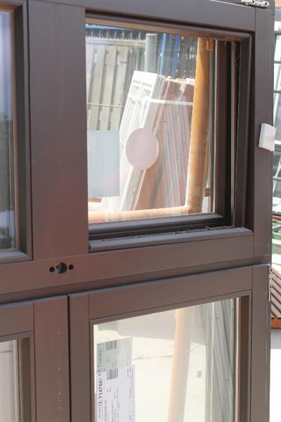 Grote foto nieuwe openslaande raamkozijnen 126x171 cm doe het zelf en verbouw kozijnen en schuifpuien