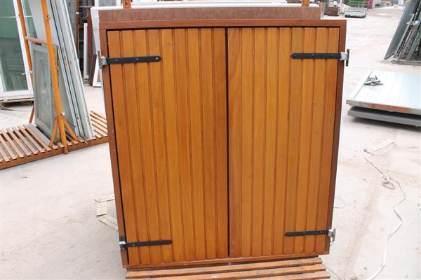 Grote foto nieuw hardhouten raamkozijn met raamluiken doe het zelf en verbouw kozijnen en schuifpuien