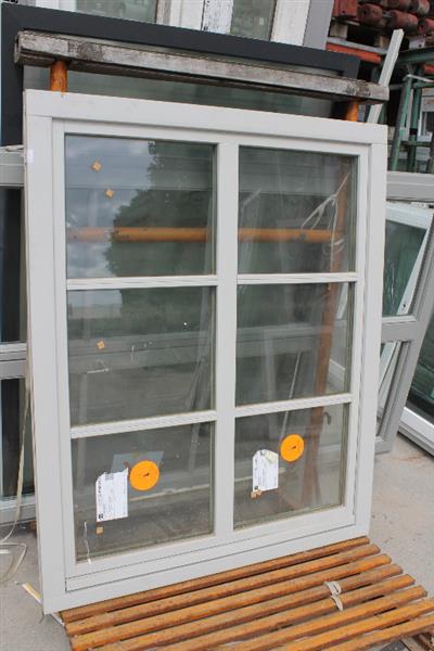 Grote foto hardhouten draai kiep raam 126 5x155 5 cm doe het zelf en verbouw kozijnen en schuifpuien