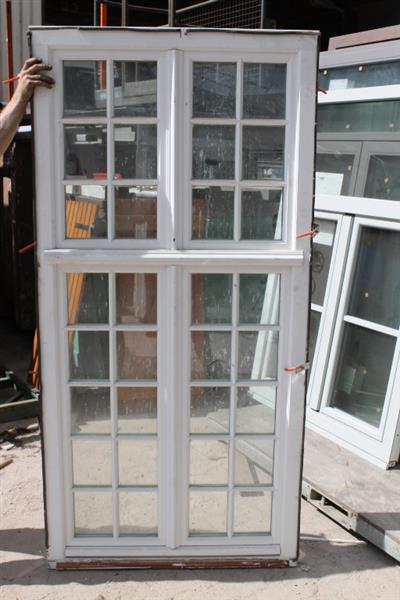 Grote foto hardhouten raamkozijn met roedeverdeling doe het zelf en verbouw kozijnen en schuifpuien