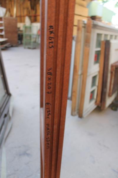 Grote foto hardhouten raamkozijn met sierglas 38 207 doe het zelf en verbouw kozijnen en schuifpuien