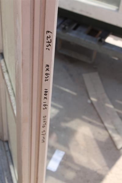 Grote foto nieuw hardhouten raamkozijn 100x165 doe het zelf en verbouw kozijnen en schuifpuien