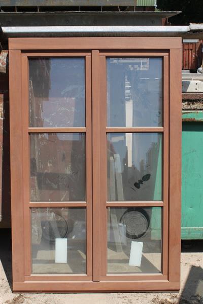 Grote foto nieuw raamkozijn van hardhout 116x173 cm doe het zelf en verbouw kozijnen en schuifpuien