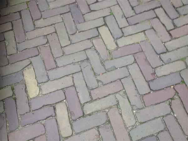 Grote foto gebakken klinkers dikformaten van vroeger tuin en terras sierstenen en rotsen